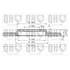 1 disque de frein avant Quinton Hazell BDC1019