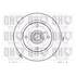 1 disque de frein avant Quinton Hazell BDC1029