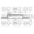 1 disque de frein avant Quinton Hazell BDC1046