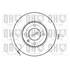 1 disque de frein avant Quinton Hazell BDC1046