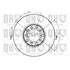 1 disque de frein avant Quinton Hazell BDC1060