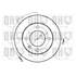 1 disque de frein avant Quinton Hazell BDC3120