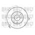 1 disque de frein Quinton Hazell BDC3150