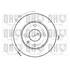 1 disque de frein avant Quinton Hazell BDC3235