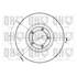 1 disque de frein avant Quinton Hazell BDC3237