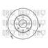 1 disque de frein avant Quinton Hazell BDC3240