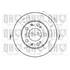 1 disque de frein avant Quinton Hazell BDC3434