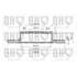 1 disque de frein avant Quinton Hazell BDC3436
