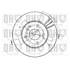 1 disque de frein avant Quinton Hazell BDC3445