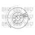 1 disque de frein avant Quinton Hazell BDC3452