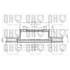 1 disque de frein avant Quinton Hazell BDC3507