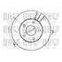 1 disque de frein avant Quinton Hazell BDC3517
