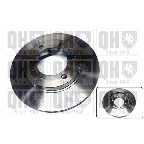 1 disque de frein avant Quinton Hazell BDC3563
