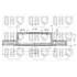 1 disque de frein avant Quinton Hazell BDC3570