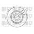 1 disque de frein avant Quinton Hazell BDC3570