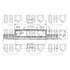 1 disque de frein avant Quinton Hazell BDC3597