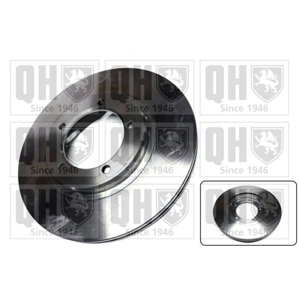 1 disque de frein avant Quinton Hazell BDC3743