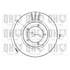 1 disque de frein avant Quinton Hazell BDC3743
