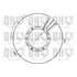 1 disque de frein avant Quinton Hazell BDC3832