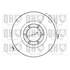 1 disque de frein avant Quinton Hazell BDC3916