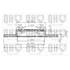 1 disque de frein avant Quinton Hazell BDC3944