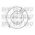 1 disque de frein avant Quinton Hazell BDC4357