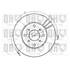1 disque de frein avant Quinton Hazell BDC4373