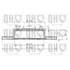 1 disque de frein avant Quinton Hazell BDC4389
