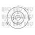 1 disque de frein avant Quinton Hazell BDC4389