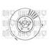 1 disque de frein avant Quinton Hazell BDC4413