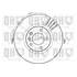 1 disque de frein avant Quinton Hazell BDC4439