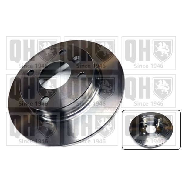 1 disque de frein arrière Quinton Hazell BDC4443