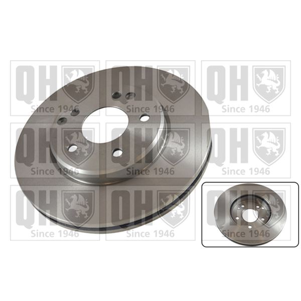 1 disque de frein avant Quinton Hazell BDC4539