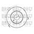 1 disque de frein avant Quinton Hazell BDC4607