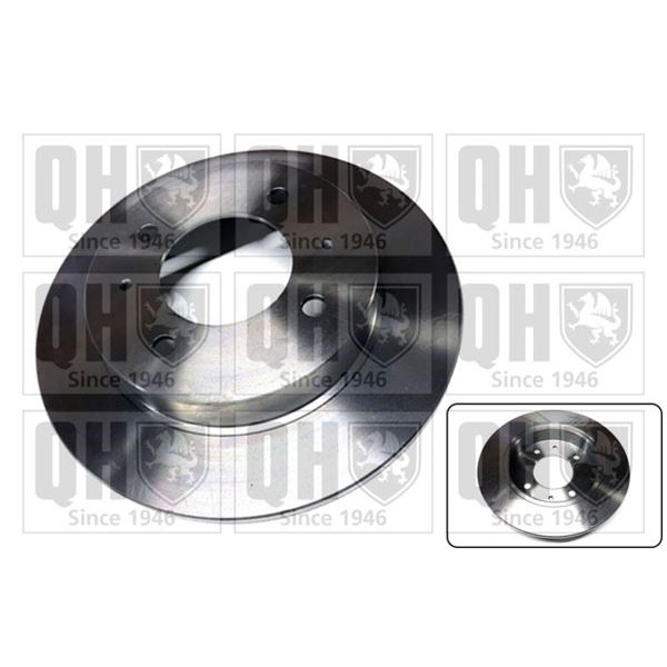 1 disque de frein arrière Quinton Hazell BDC4614