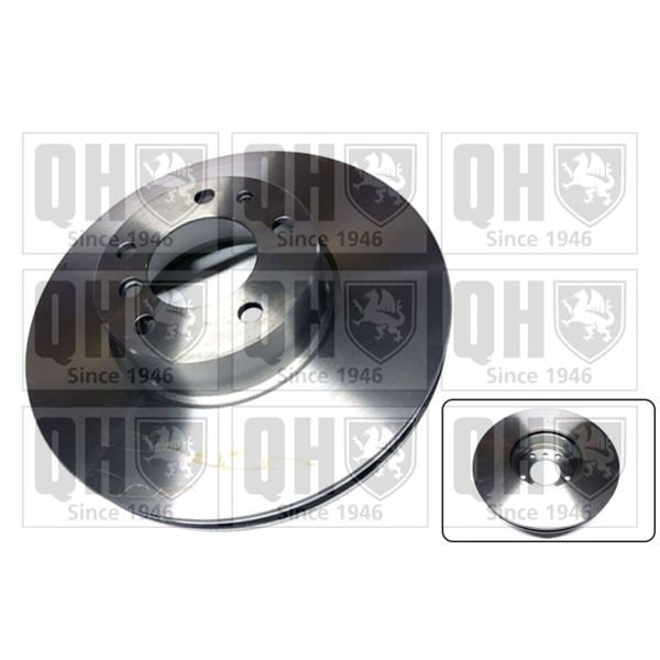1 disque de frein avant Quinton Hazell BDC4636