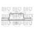 1 disque de frein avant Quinton Hazell BDC4636