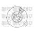 1 disque de frein avant Quinton Hazell BDC4636