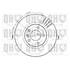 1 disque de frein avant Quinton Hazell BDC4640