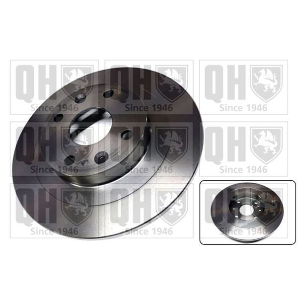 1 disque de frein arrière Quinton Hazell BDC4747