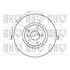 1 disque de frein avant Quinton Hazell BDC4769
