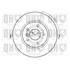 1 disque de frein avant Quinton Hazell BDC4804