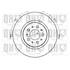 1 disque de frein avant Quinton Hazell BDC4810