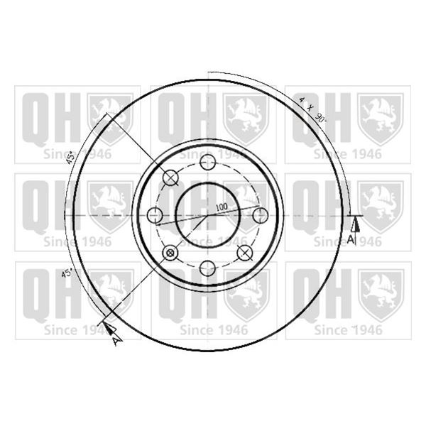 2 disques de frein avant Eurobrake 5815201929 - Feu Vert