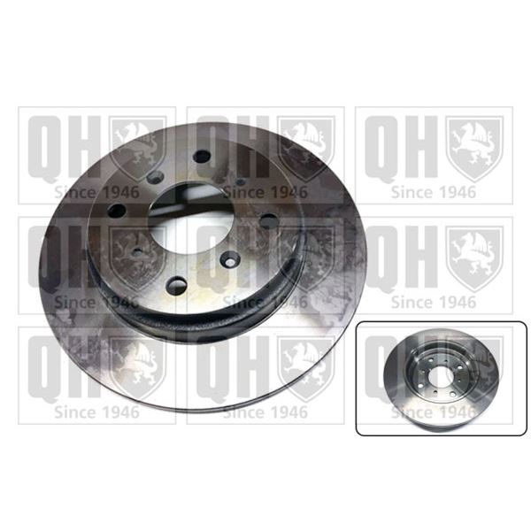 1 disque de frein arrière Quinton Hazell BDC4853