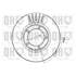 1 disque de frein avant Quinton Hazell BDC4978