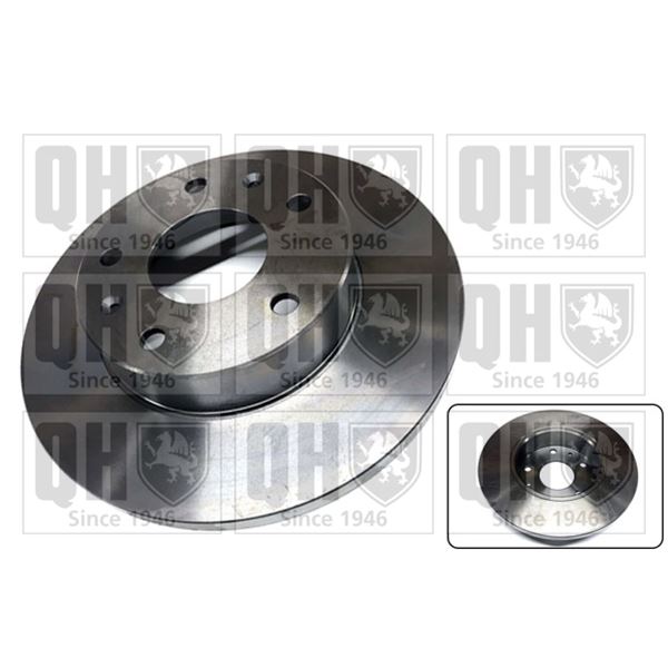1 disque de frein avant Quinton Hazell BDC5040