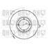 1 disque de frein avant Quinton Hazell BDC5042