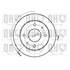1 disque de frein avant Quinton Hazell BDC5159
