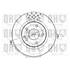 1 disque de frein avant Quinton Hazell BDC5168